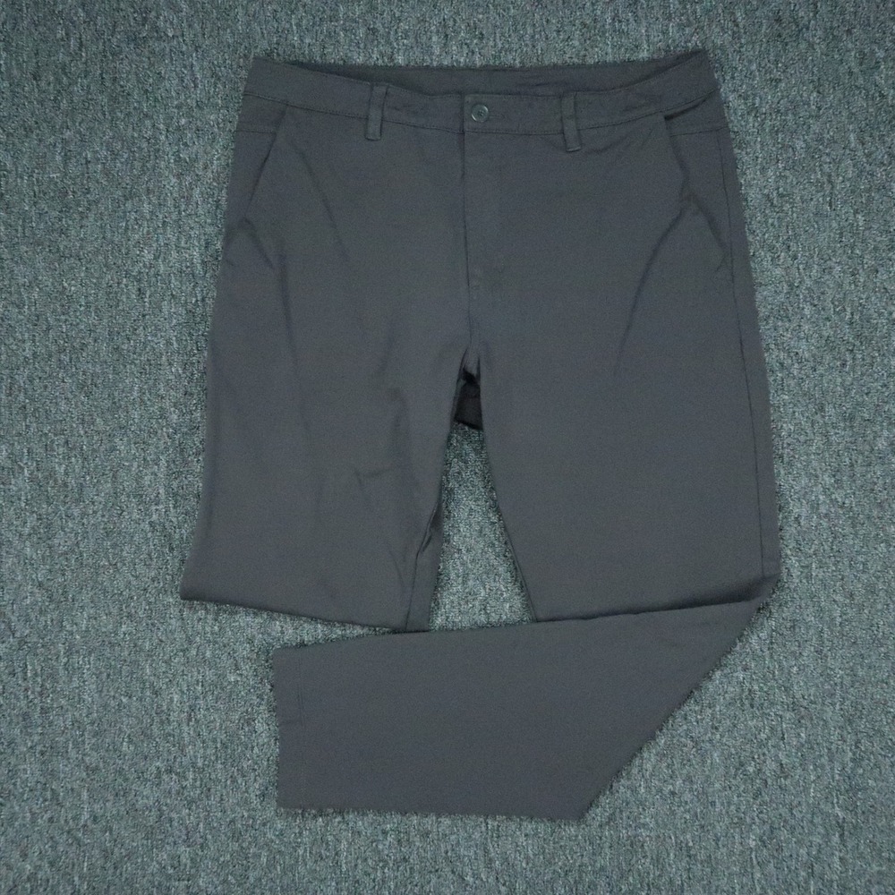 BYLT Pants Mens 38x31 Gray Everyday 2.0 Skinny Stretch Chino Zip Pocket